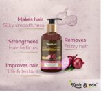 Red Onion Conditioner with Black Seed Oil Extract, Black Seed Oil & Pro-Vitamin B5 | Controls Hair fall | Helps Strengthen Hair | For Men & Women (Pack Of 1) - Image 4
