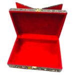 Wooden Quran Storage Box with Tasbih Mala Attached Foldable Book Reading Stand, Handmade Rehal for Quran and para - (Beads Craft Work - 13 * 4 Inch) - Image 3