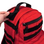 LINE2design Complete Molle Bag Kit - Emergency Survival First Aid Kit - Advanced Safety Rescue Outdoor EMS Bags Medical Supplies - Perfect Military Tactical Backpack - Red - Image 5