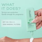 Orimii 100% Pure Mineral Fluid Sunscreen SPF 50 with Zero White Cast | INVIVO Certified | Ultra-Lightweight, Fragrance Free, Non-Comedogenic & Pregnancy Safe | 50ml - Image 5