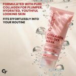 Carbamide Forte Collagen Peel Off Mask for Korean Glass Skin | Collagen mask overnight with Hyaluronic Acid, Niacinamide & Ceramide NP | Pore Minimizing, Firming & Skin Brightening Mask | For All Skin Types | 100 ml - Image 4