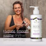 Real, Organic Hair Conditioner For Dry Hair, The Only pH 5.5 Balanced Lavender Sulfate Free Conditioner For Sensitive Skin – Hair Conditioner For Damaged Hair With Fresh Eco-Friendly Wild Soapberries - Image 3