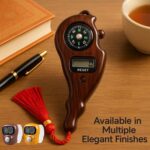 Qeu Creation Digital Finger Tally Counter with Compass, Jaap Mala Counter, Tasbeeh Misbaha Counter, Red Tassel, Blue Counter, Combo Set - Image 3