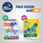 Fevicreate Sand Art Butterflies Art & Craft Kit | Includes Butterfly Templates, Multi-Coloured Sand, Magnet Strip, Spatula & More | By Fevicol | Best Gift for Boys & Girls Age 5+ | Return Gift - Image 8