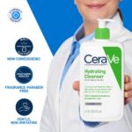 CeraVe Hydrating Cleanser For Normal To Dry Skin (473ml) - Non-Foaming Face Wash with Hyaluronic Acid And Ceramides | Non-Comedogenic, Non-Irritating And Fragrance-Free Cleanser - Image 7