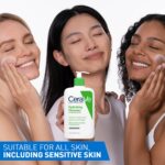 CeraVe Hydrating Cleanser For Normal To Dry Skin (473ml) - Non-Foaming Face Wash with Hyaluronic Acid And Ceramides | Non-Comedogenic, Non-Irritating And Fragrance-Free Cleanser - Image 9