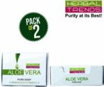 Herbal Trends Aloe Vera Soap-100g- Natural Soap for Bath-Pack of 2 - Image 3