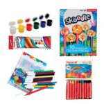 Kids Activity Kit: 365-Page Activity Sheets, Document Folder, Pencil Set, 6 Water Color, 10 Color Pencils, Magnifying Glass For Kids, Highlighter, Sketch Pen, 10 Shades Crayons - Image 4