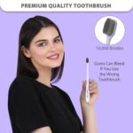 CARECUB White Flat Head Toothbrushes - BPA-Free, Ultra Soft Micro Nano Bristles for Gentle Cleaning, Perfect for Sensitive Teeth, Oral Care Bliss, Youth & Adults Pack of 2 - Image 7
