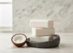 MHW Creamy Coconut Milk Soap Bar for Intense Hydration and Skin Softening Handmade Cold Pressed Face and Body Cleanser-PO-12 - Image 3
