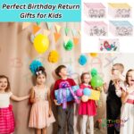 Birthday Popper Colour Your Pencil Pouches As Birthday Return Gifts - Set of 20 - Assorted Theme Doodle Zipper Case for Girls - School Art Projects for Creative Kids - Image 8