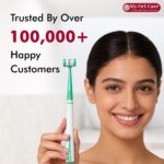 My1brush 3 Sided Ultra Soft Bristle Toothbrush for Adults | Helps in Instant & Deep Cleaning | Innovative and Dentist Design | 2 Replaceable Head, Lasts for 1 Year | BPA Free | Aqua Green - Image 8