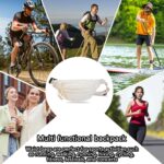 Travel Sling Bags for Women, Adjustable Waist Bag for Outdoor Activities and Daily Commute, White Crossbody Fanny Pack with Multiple Pockets for Secure Storage - Image 7