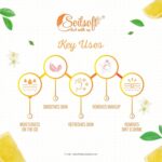 Soilsoft Lemon Aloe Vera Wet Wipes 50 Sheets Soft Moisturizing Cleansing Tissue Wipes for Face Hands Body Makeup Removal Travel Daily Hygiene Personal Care Use Pack (LEM + AL) - Image 7