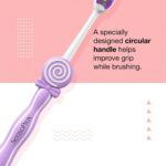 Kids Boys and Girls Toddlers Toothbrush - Oral Care, Combo of 2, Blue & Purple - Image 6