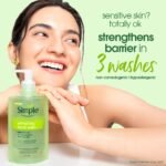 Simple Kind to Skin Refreshing Facial Wash | 100% Soap-Free Gentle Cleanser with Vitamin E & Glycerin | For All Skin Types | Perfect for Sensitive Skin, 250ml - Image 9