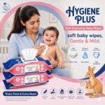 Baby Wet Wipes 72 Wipes Each Alcohol-Free Baby Wipes with Vitamin E Gentle Extra Moist & Soft Cleansing Wipes for Newborns and Sensitive Skin (Pack of-2) - Image 7
