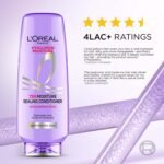 L'Oreal Paris Fresh Hyaluron Moisture 72HR Moisture Sealing Conditioner Powered By Hyaluronic Acid, For Frizz-Free, Hydrated And Bouncy Hair Full Of Life For All Hair Types | 175 Millilitres - Image 12