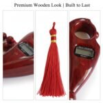 Prayer Beads, Digital Finger Counter for Pooja Meditation Japa Puja Mantra Mala Rotating Hand Tally Number with Compass Tasbih Islamic Misbaha Cricket Umpire &Various Counting Purpose (Red) - Image 4