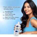 Trigaine Caffeine Anti Hair Fall Shampoo 200ml | Scalp Shampoo for Hair Fall Dermatologist Recommended for Dull Dry & Damaged Hair | Sulphate Free Formula | Men & Women - Image 5