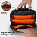 URBAN WOLF Travel Sling – Anti-Theft Travel Crossbody Sling Bag for Men & Women | Water-Resistant Chest Pack, Mobile & Passport Shoulder Bag for Daily & Travel Use – Black - Image 5