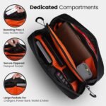 URBAN WOLF Travel Sling – Anti-Theft Travel Crossbody Sling Bag for Men & Women | Water-Resistant Chest Pack, Mobile & Passport Shoulder Bag for Daily & Travel Use – Black - Image 8