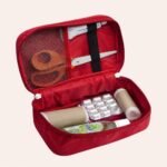 shyam Dealshub First Aid Kit Bag, Red, 23x14x8 cm, with Multiple Compartments - Image 4