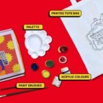 Kitsters DIY Tote Bag Painting Kit – Punjabi Aa Gaye | Diljit Dosanjh Inspired Custom Tote | Art & Craft | Creative DIY Bag Painting | Fun Activity for Kids & Adults | Detailed Video Workshop Included - Image 4