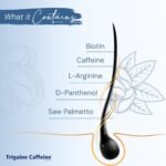 Trigaine Caffeine Anti-Hair Fall Shampoo 100ml x2 Scalp Shampoo for Hair Fall Dermatologist Recommended for Dull Dry & Damaged Hair Pack of 2 - Image 3