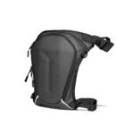 Carbonado Turtle Bags, Thigh Bag for Bikers, Fanny & Waist Bag for Man Woman; Multipurpose Water Repellent Utility Pouch, Cross Body, Strap to Leg & Hip for Motorcycling, Outdoor & Hiking - Grey - Image 3