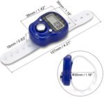 Digital Finger Tally Counter with LED Back Light, LCD Display, Pack of 1 (Any Random Colour Will Be Sent As Per Availability) (Blue) | LCD Display, Reset Function - Image 7