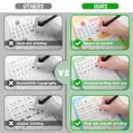 SHNMN Sank Magic Practice Copybook, (4 BOOK +1 PEN + 10 REFILL) Number Tracing Book for Preschoolers with Pen, Magic calligraphy books for kids Reusable Writing Tool - Image 8