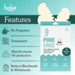 BAKE 2% Salicylic Acid Nose Strips for Blackheads Removal, Whiteheads & Pore Cleansing | Hydrocolloid Nose Patches for Clogged Pores, Deep Cleansing, Controlled Sebum Production (3 Strips) - Image 3