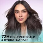 L'Oréal Paris Hyaluron Pure 72H Purifying Shampoo, 340ml | Fresh scalp & hydrated hair | Removes oil & impurities - Image 3