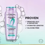 L'Oréal Paris Hyaluron Pure 72H Purifying Shampoo, 340ml | Fresh scalp & hydrated hair | Removes oil & impurities - Image 5
