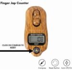 Digital Beads Counter, Wood Grain Finish, Handheld Tally Counter with Reset Button, Random Color - Image 3