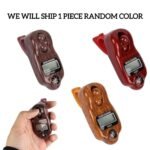 Digital Beads Counter, Wood Grain Finish, Handheld Tally Counter with Reset Button, Random Color - Image 7