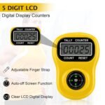 GLUN® Pack of 3 Finger Counter with Navigation Compass, 5-Digit LCD Digital Tally Counter Ring, Portable Prayer Counter for Tasbeeh, Mantra, Meditation & Counting Use - Image 6