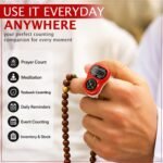 GLUN® Pack of 3 Finger Counter with Navigation Compass, 5-Digit LCD Digital Tally Counter Ring, Portable Prayer Counter for Tasbeeh, Mantra, Meditation & Counting Use - Image 7