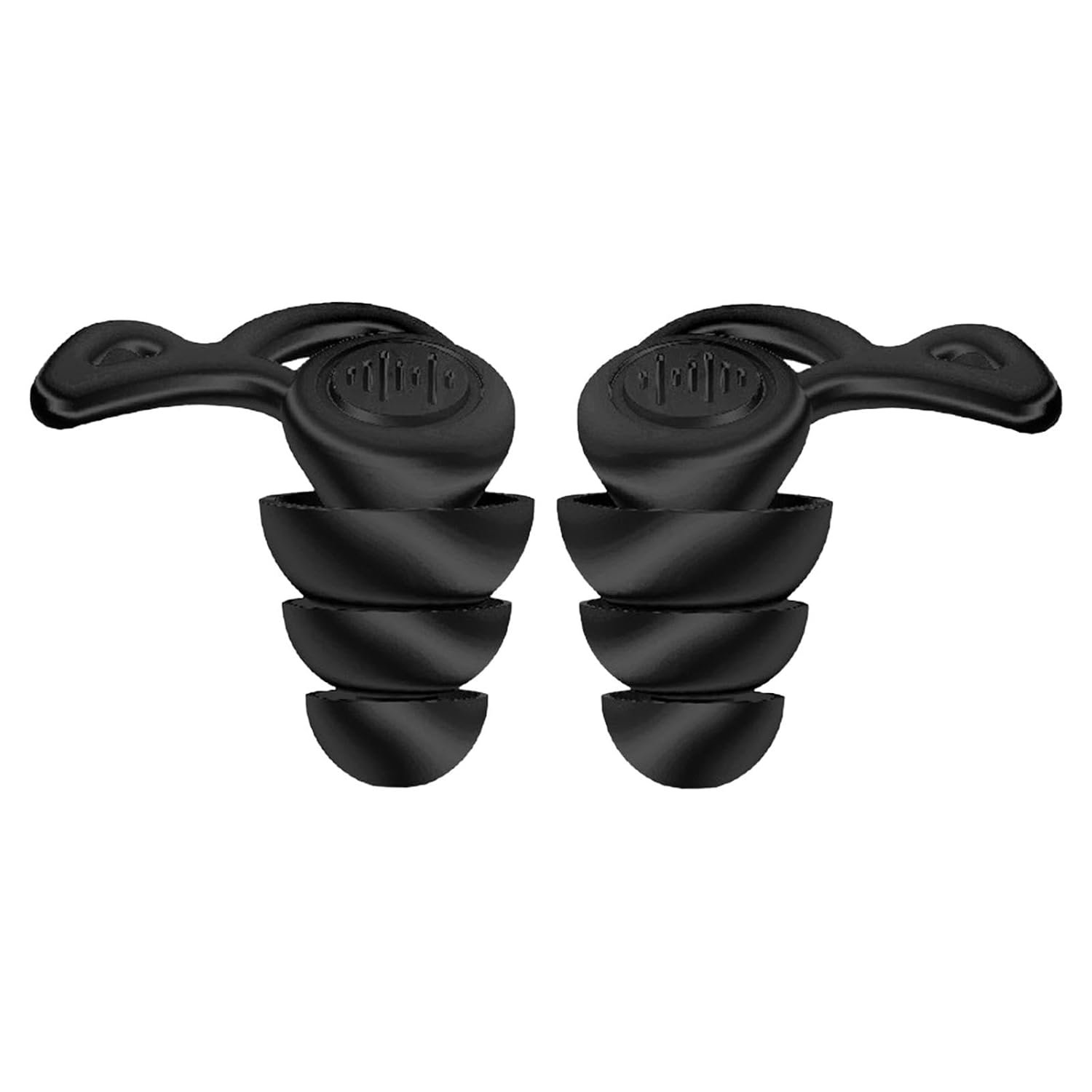 Club Bollywood®2xSilicone Earplugs Comfortable Sleeping Ear Plugs for Noisy Places Work Study Black|Business & Industrial|Facility Maintenance & Safety|Personal Protective Equip/PPE - Image 3