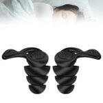 Club Bollywood®2xSilicone Earplugs Comfortable Sleeping Ear Plugs for Noisy Places Work Study Black|Business & Industrial|Facility Maintenance & Safety|Personal Protective Equip/PPE - Image 8