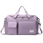 6 Pocket Multipurpose Duffle Bag for Gym and Travel with Dedicated Shoe Compartment | Water Resistant Nylon Weekend Overnight Bag for Men & Women. (Pack of 1) - Image 2
