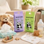 64 Pcs | 8 Pack | Wet Wipes | Alcohol-Free | Pocket Travel Wipes | Ultra Soft Disposable Cleansing & Moisturizing Mini Wipes | Skin Friendly | Unscented | Portable Pack | Pack of 1 - Image 2