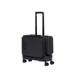 Acer Barcelona Overnighter Suitcase, 19 inch Cabin, Recycled Polyester Material, Top Opening with Quick Access Compartment, TSA Lock, 360 Degree Spin 8 Wheel, Black - Image 2