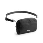 Airpack Sling Bag for Men | Crossbody Sling Bag for Travel | Waterproof Multiple Pocket Small Bag with Adjustable Strap | Side Shoulder Bag for Business, Office | Midnight Black - Image 2