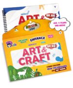 Art and Craft Kit for Kids Age 4+ | Activity Book with Materials Included | SR. KG | Preschool Learning Book | 25+ Creative Art and Craft Activities | Video tutorials through QR Code - Image 2
