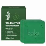BAKE 10% AHA + 1% BHA Scrub Treatment Soap with Lactic Acid, Glycolic Acid, 1% Salicylic Acid | For Clogged Pores, Exfoliation, Strawberry Skin & Bright Underarms | Soap for Women & Men | 100g x 2 (Pack of 2) - Image 2