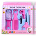 Baby Grooming Baby Healthcare Kit Newborn Baby Care | Accessories Baby Health Care Set| Baby Nail Clipper |Scissors Hair Comb| Hair Brush |Nose Cleaner | Safety for Toddler| Infant Nursing Grooming Pink - Image 2