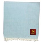 Bhagalpuri Dull Chadar – Ultra-Light Travel Blanket, Compact Cotton Throw for Train, Bus & Flight (220×125cm - Single Size) - Image 2