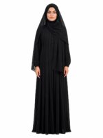 Black Abaya for Women, Full Length Modest Wear, Long Sleeve Islamic Dress - Image 2